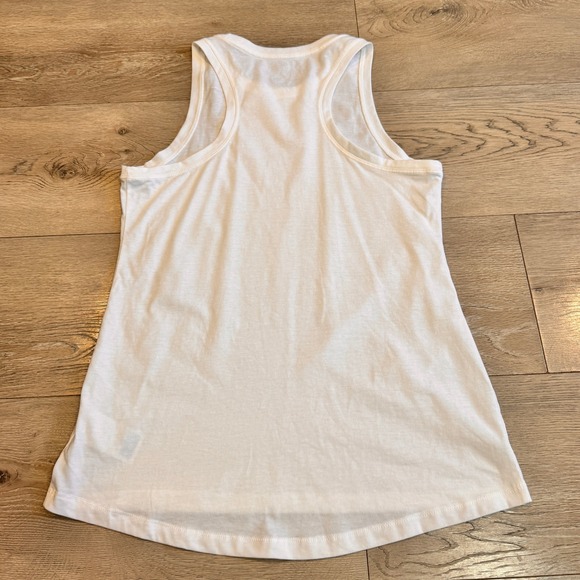 DSG Womens White Racerback Athletic Tank Top Size Small S Workout - Picture 2 of 4